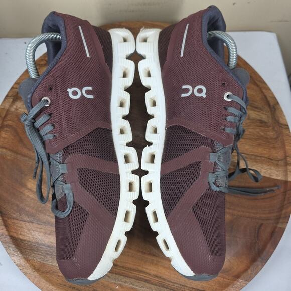 On Cloud 5 Ox Shadow Mens Dark Red Size 10.5 Athletic Running Shoes 59.98161 - Picture 7 of 13